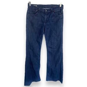 Citizens of Humanity Womens Jeans Sz 31 Hutton 254 Wide Leg High Rise Dark Blue